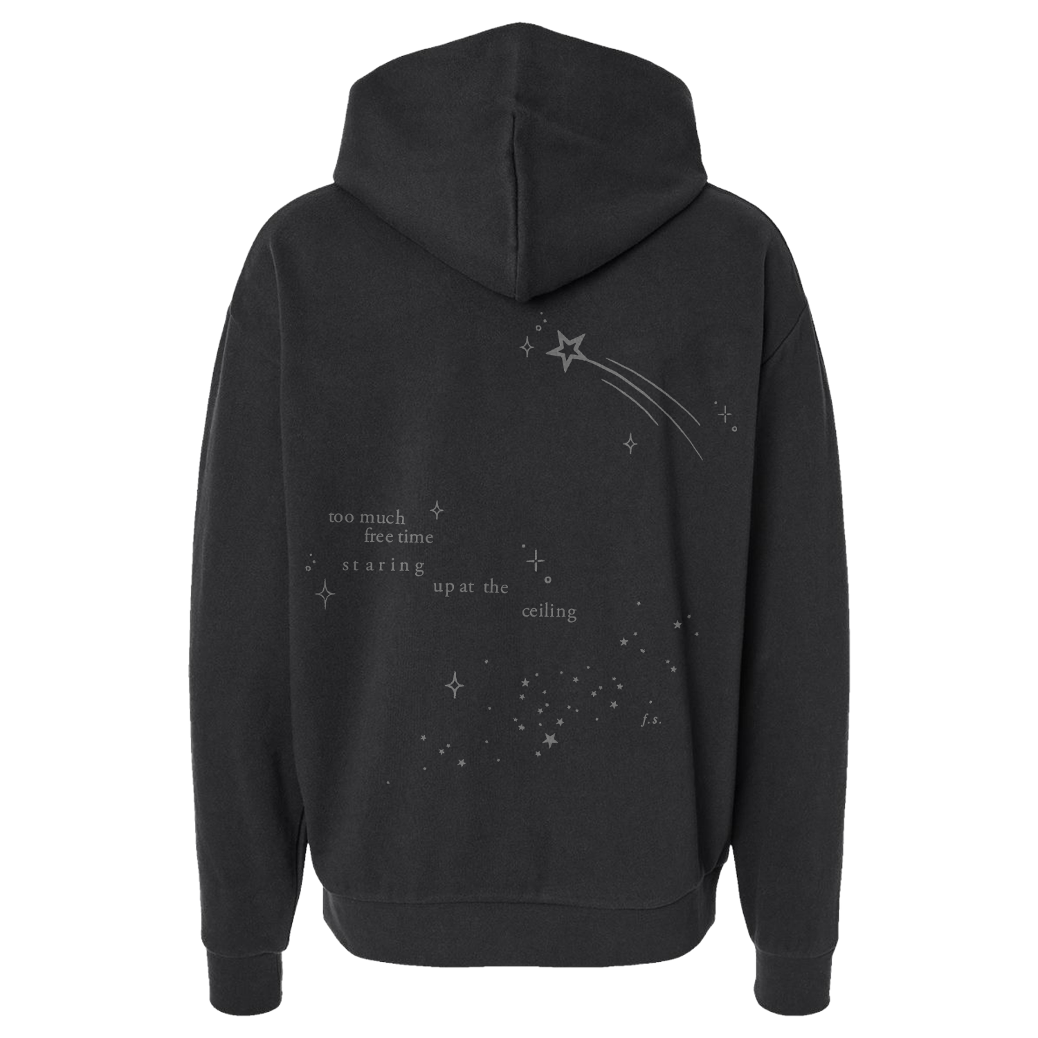 silent treatment Black Hoodie – Freya Skye