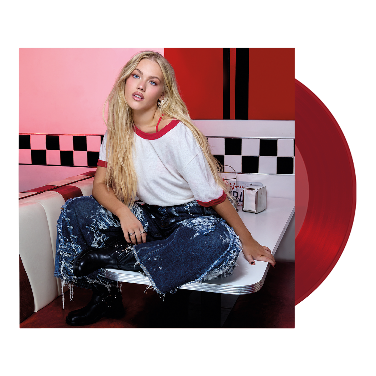 bad taste 7" Vinyl (Translucent Red)-2