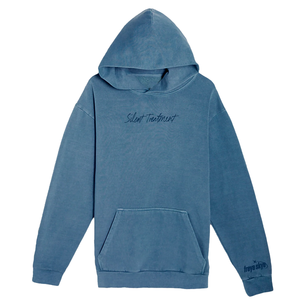 silent treatment Hoodie - Pebble Front