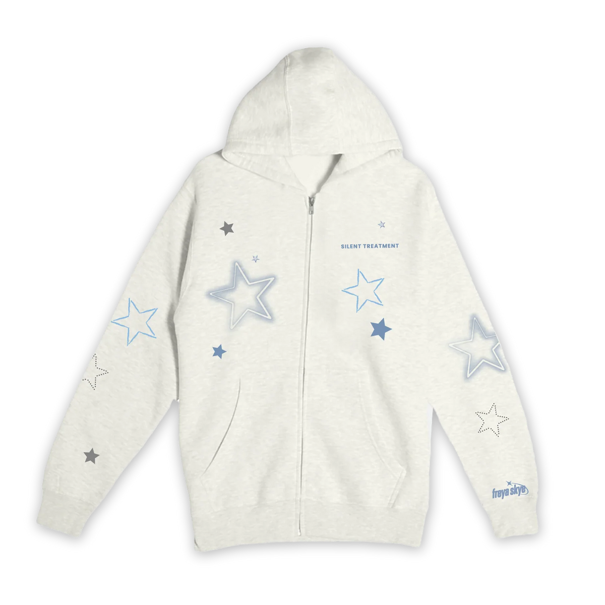 silent treatment Zip Up Front