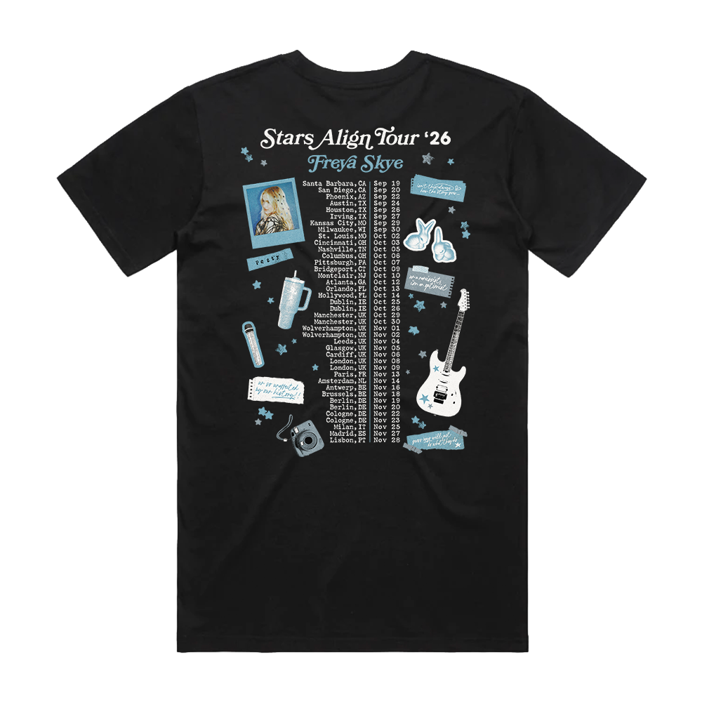 Scrapbook Tour Tee Back