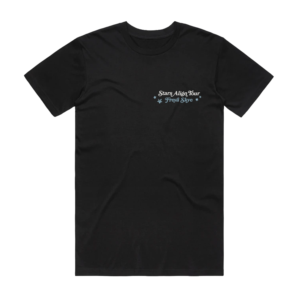 Stars Align Tour Dateback Tee Front