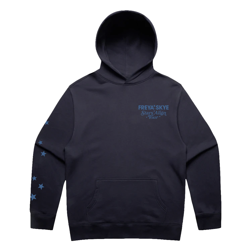 Stars Align Tour Navy Hoodie Front