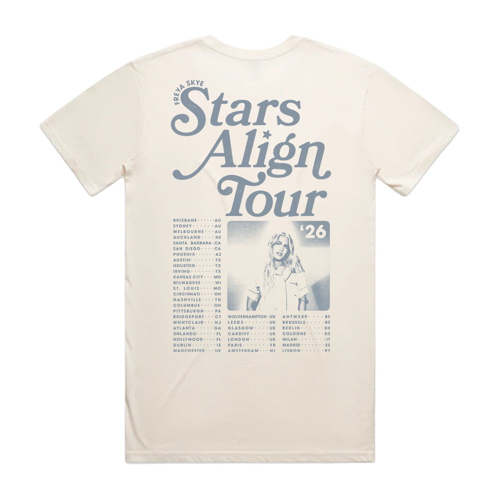 Stars Align Tour Photo Tee Back